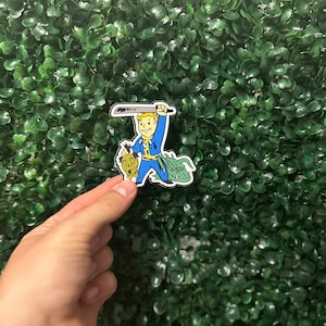 fallout boy mutant perk | fallout 3 | sticker | waterproof | laminated | fallout 4 | gift | fallout pip boy | fallout new vegas |