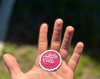 Soda Nuka Cola sticker | fallout stickers | fallout sticker | nuka cola | quantum | caps