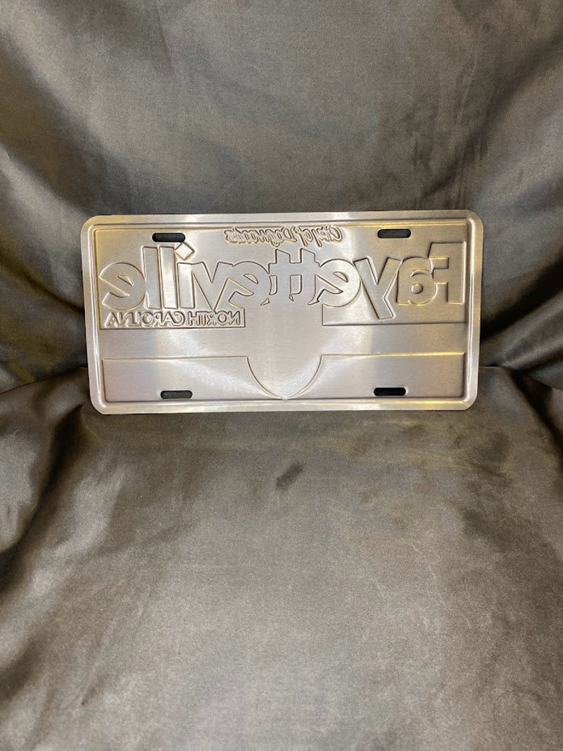 1985 City of Dogwoods License Plate, Fayetteville NC Etsy