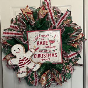 Gingerbread Christmas Wreath