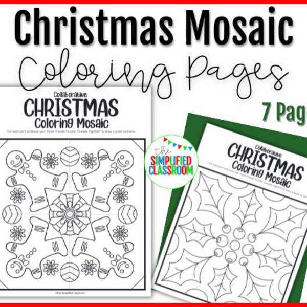 Mosaic Christmas - Etsy