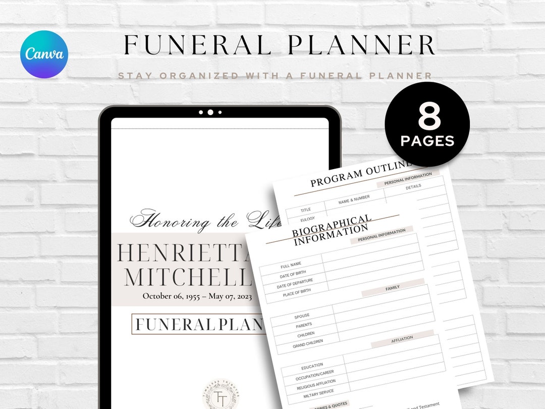 Printable Funeral Template Funeral - Il 1080xN.5797934861 Ktiq