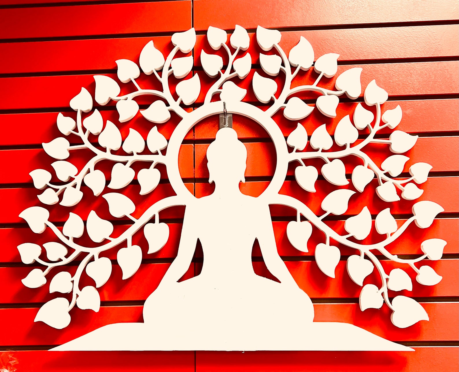 Buddha Tree of Life. Wall Art 3D CNC Cut 12mm Thick PVC. Buddhism Sign ...