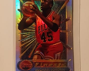 Michael Jordan Topps Finest Refractor Proxy Card