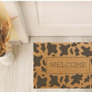 Farmhouse Doormat 4 Styles Available Outdoor Grade A Coir Coconut Fiber 24x16 Size image 5