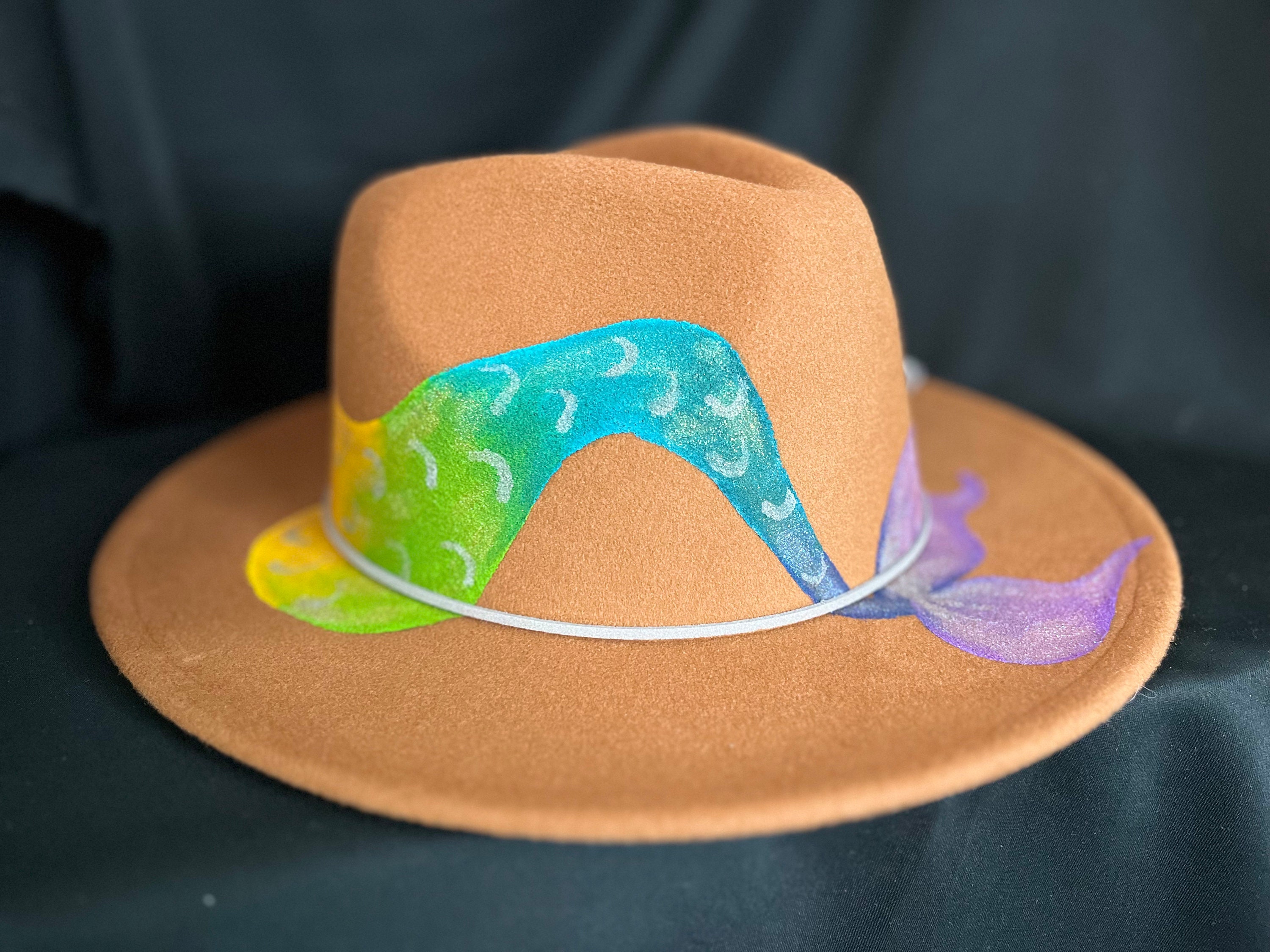 Rainbow Fedora - Etsy display picture 1