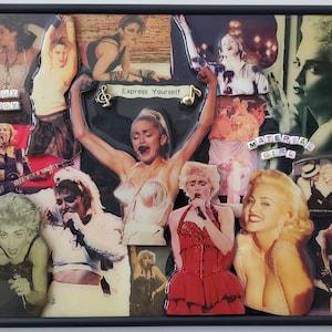 Madonna 3D collage