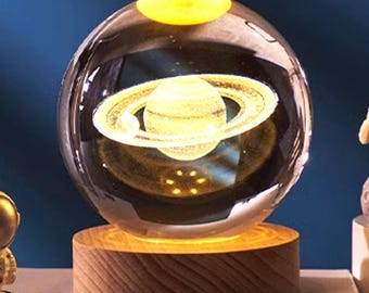 Saturn Themed Night Lights (Sphere)