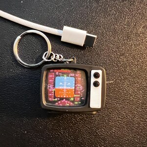 Boeing 747-400 Primary Flight Display (PFD) Keychain (static Picture ...