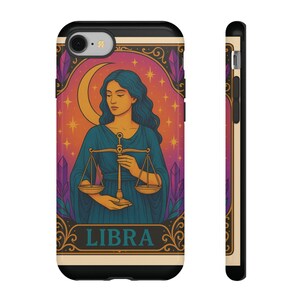 Libra Zodiac Phone Case | Astrological Signs | Vibrant Horoscope Art | iPhone | Samsung Galaxy | Google pixel |Star Sign Gift |Tough Cases