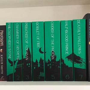 Harry Potter Kompletna seria rebind - Edycja Slytherin