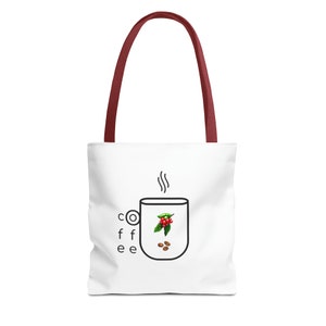 Tote Bag (AOP) Coffee Design Art