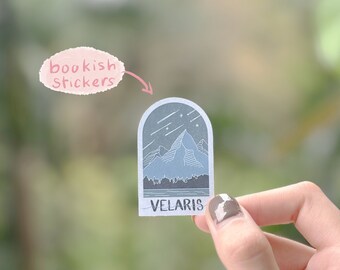 Sticker Velaris, sticker livresques, cadeau pour amoureux des livres, Merch livresque, Smut Reader, amateur de lecture, stickers kindle pour étui, ville lumineuse