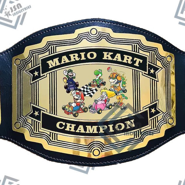 Ceinture de titre Mario Kart Personnages et modèles légendaires Ceinture de championnat Mario Kart