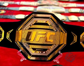 Custom UFC Championship Belt – Personalized MMA Title Belt for Fighters & Fans