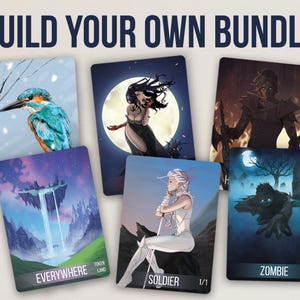 Stellen Sie Ihr eigenes Bundle zusammen - Benutzerdefinierte Full Art Tokens - Nicht-AI Art
