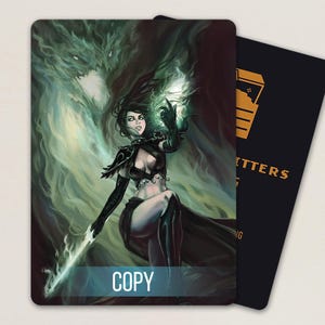 2 Copy Tokens - Full Art - Anime Girl - Non-AI Art - COP01