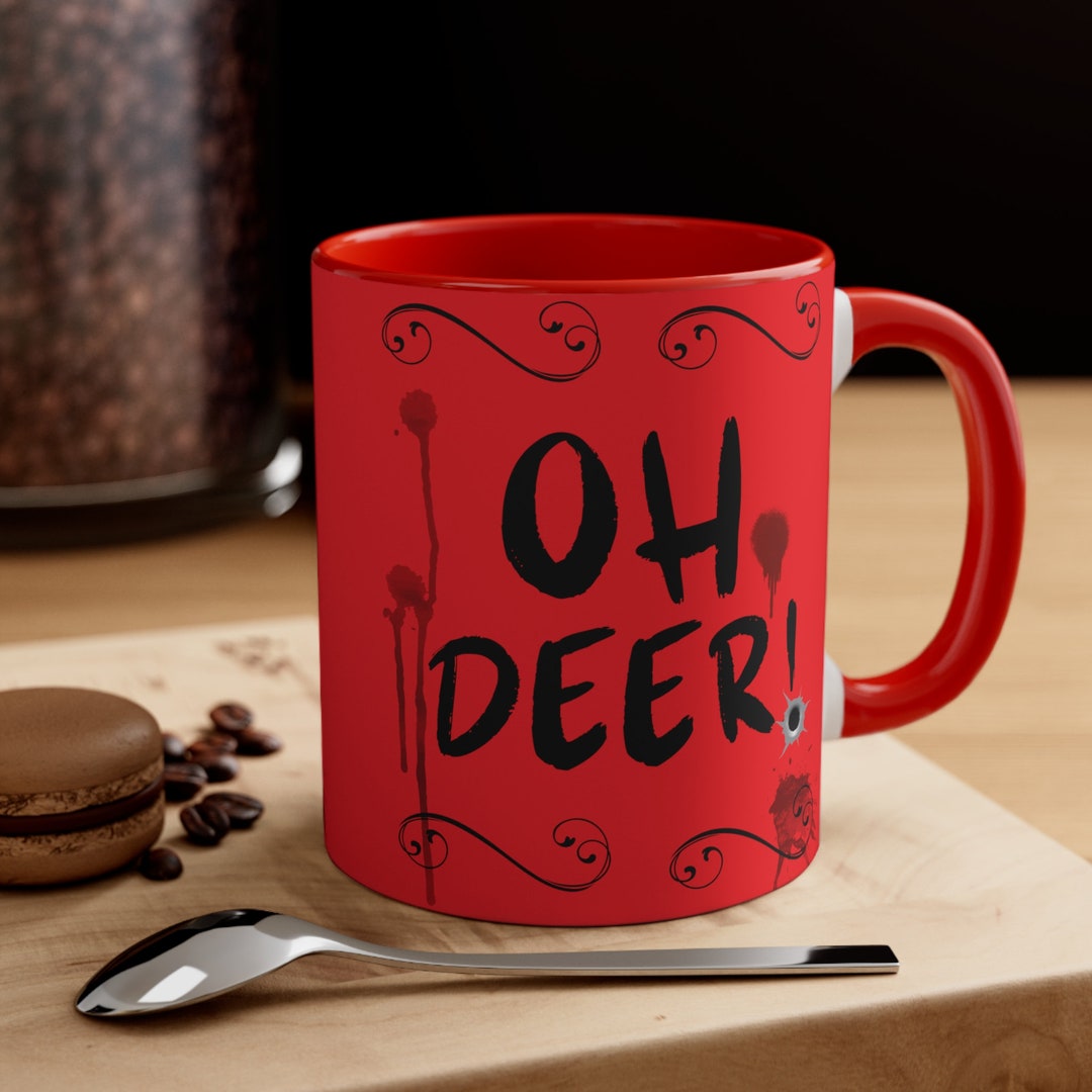 Oh Deer Alastor Hazbin Hotel Inspired Accent Coffee Mug, 11oz Etsy
