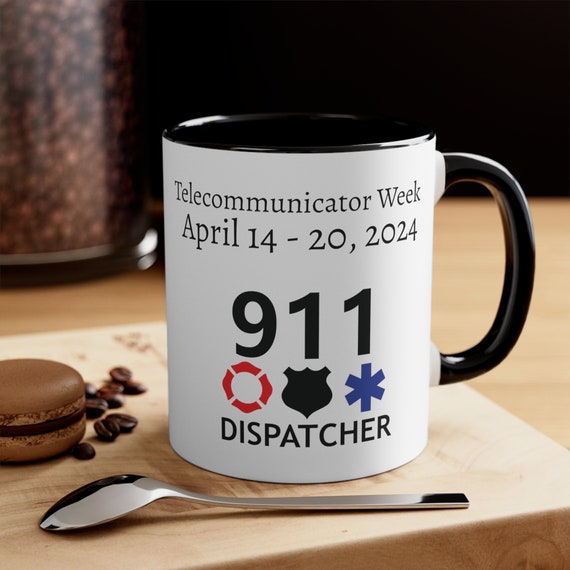 Telecommunicator Week Gift: Thank You Coffee Mug for Dispatchers