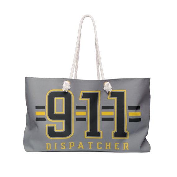 Chic and Practical 911 Dispatcher Weekender Bag - Show Your Support in Style