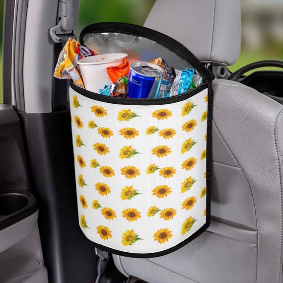 Sunflower Car Waste Storage Bag