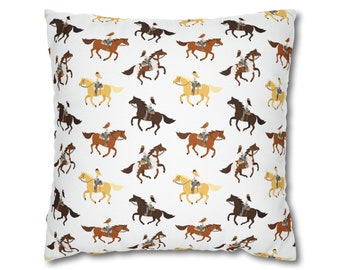 Horse Girls Square Pillowcase