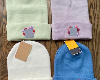 Hand-embroidered Beanies