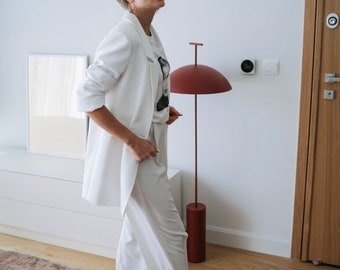 Tenue d'invitée au mariage, Costume de mariage lesbien, Costume blanc pour femme, Ensemble de costume minimaliste pour femme, Costume de mariage pour femme, Cadeau d'anniversaire