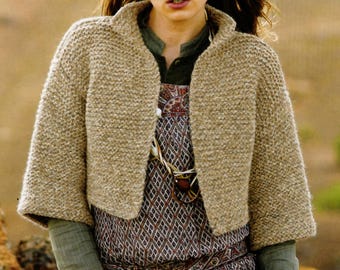 Kurzjacke Krausstrick Strickmuster PDF Kurzjacke