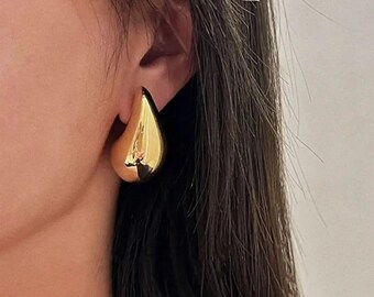 Pendientes de aro, Pendientes colgantes, Pendientes de aro de oro