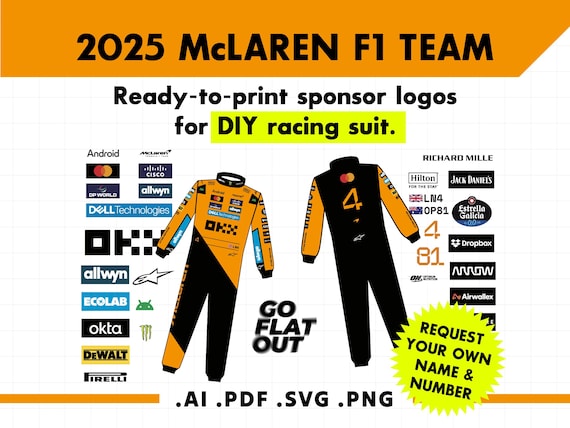 デジタルダウンロード - マクラーレンF1レーシングスーツスポンサー