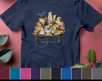 Käse-Liebhaber-Grafik-T-Shirt: Feinschmecker-T-Shirt