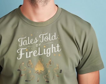 Campfire Storytelling T-Shirt: Cozy Camping Graphic Tee