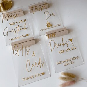 Cartel de Bar Personalizado,Cartel de Bar de Boda, Menú de Bebidas,Cartel de Barra de Postres, Cartel de Libro de Firmas,Cartel de Recepción