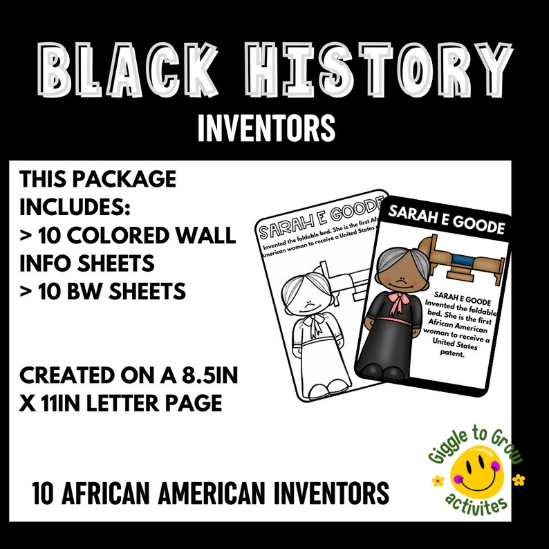 African American Inventors Black History - Etsy