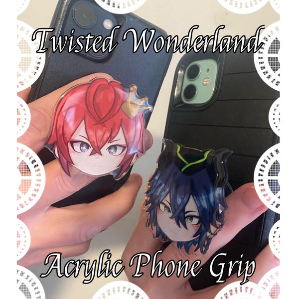 Twisted Wonderland Acrylic Phone Grips