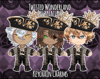 Twisted Wonderland Halloween Savanaclaw Keychains Terror is Trending
