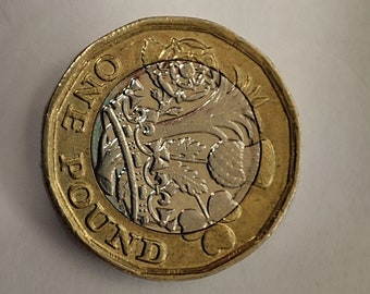 One pound 2017, Queen Elizabeth II