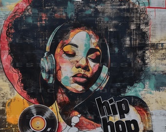 Artwork for techno and house music project on Craiyon