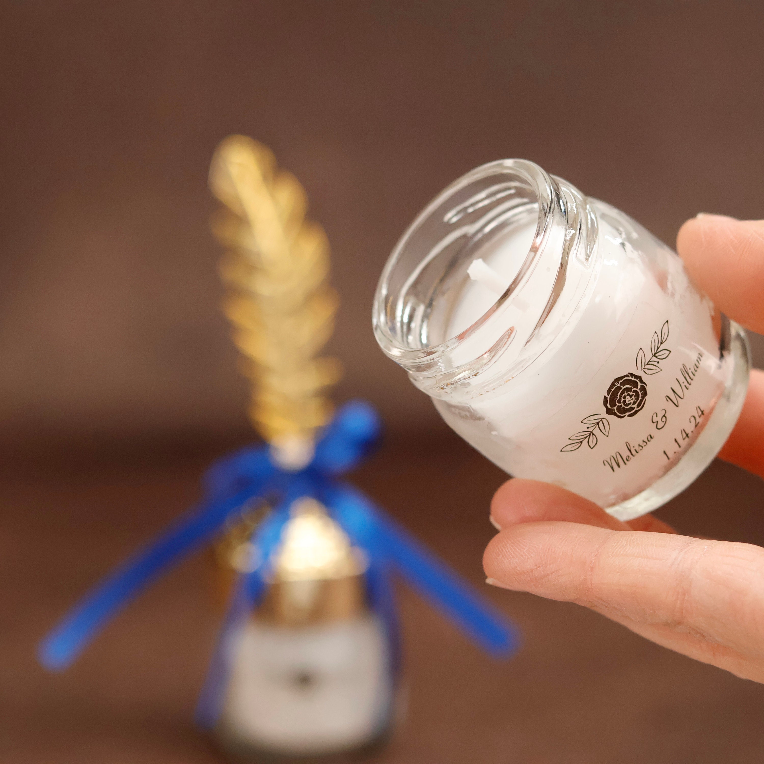 Candle Favors for Wedding, Bulk Gifts for Guests, Elegant Wedding ...
