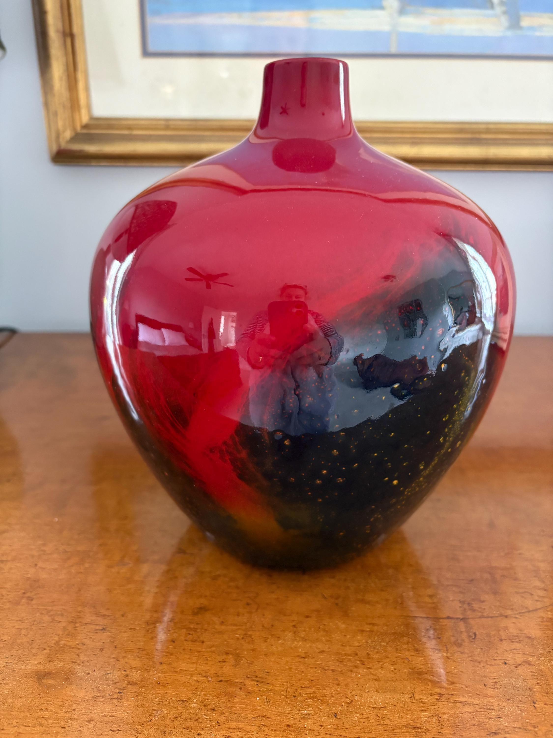 Royal Doulton Flambe Vase - Etsy