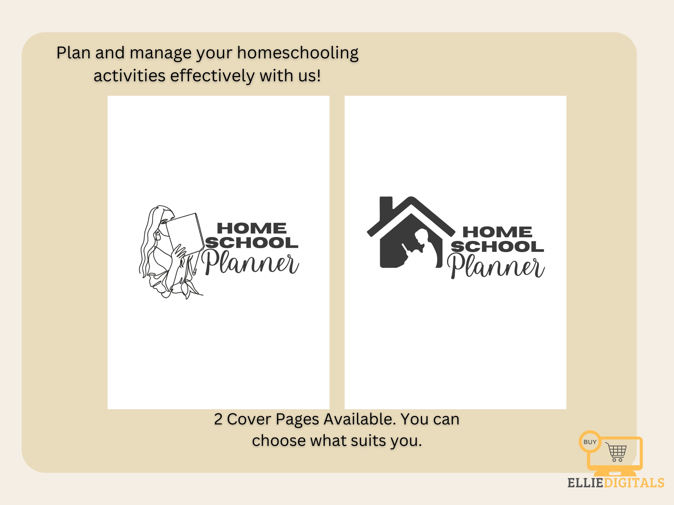Homeschool Planner Printable Study Planner Bundle Lesson Plan Subject ...