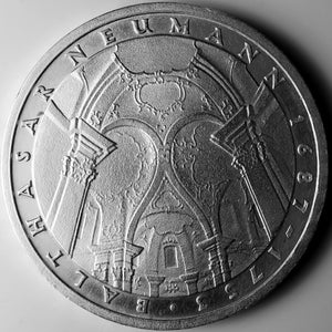 1978 Commemorative German Silver Coin - 5 Deutschmark (DM) - Balthasar Neumann Edition