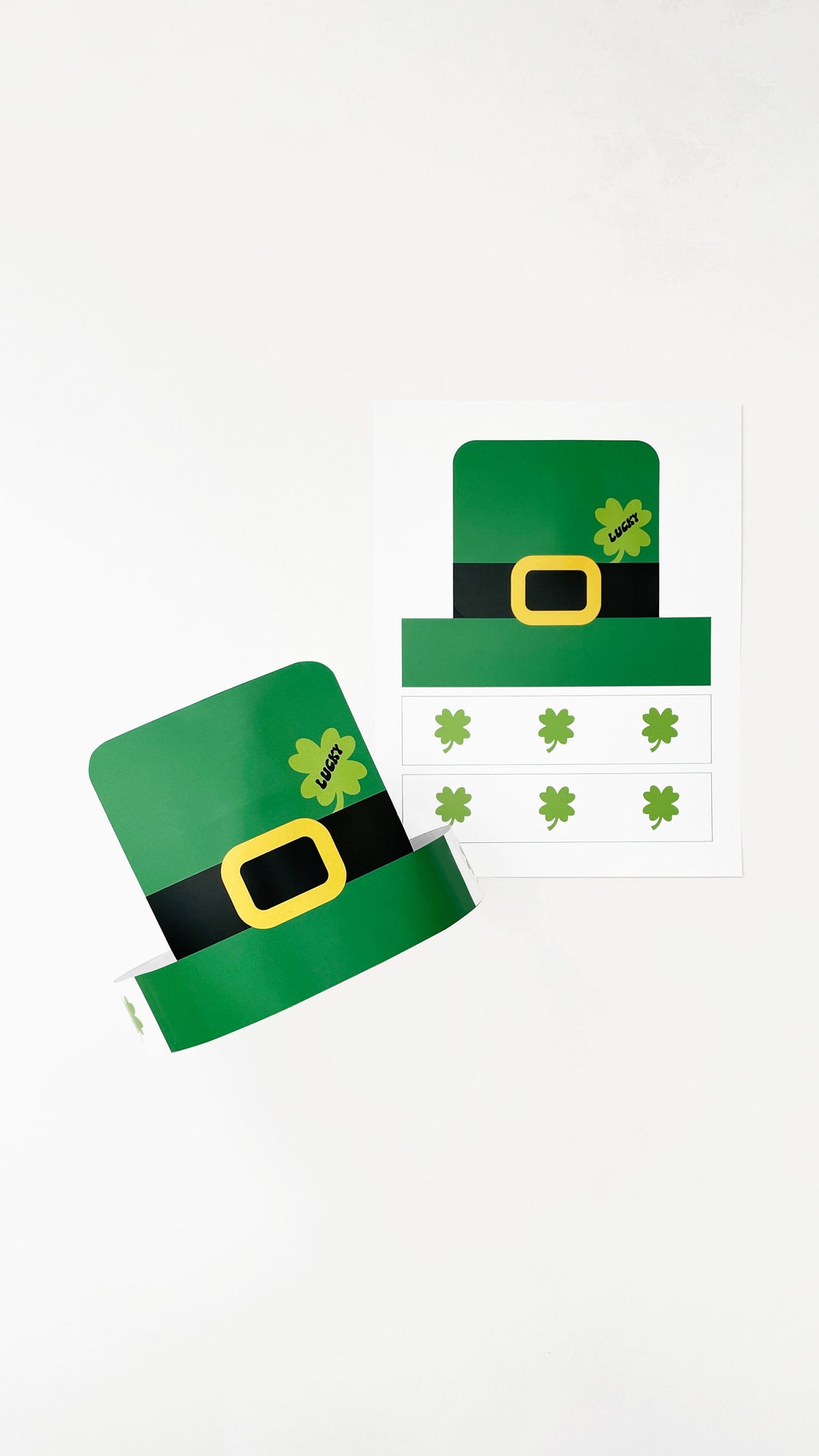 Leprechaun Hat Template St Patrick's Day Printable DIY Kids Costume St Leprechaun Hat Template St Patrick's Day Printable DIY Kids Costume St