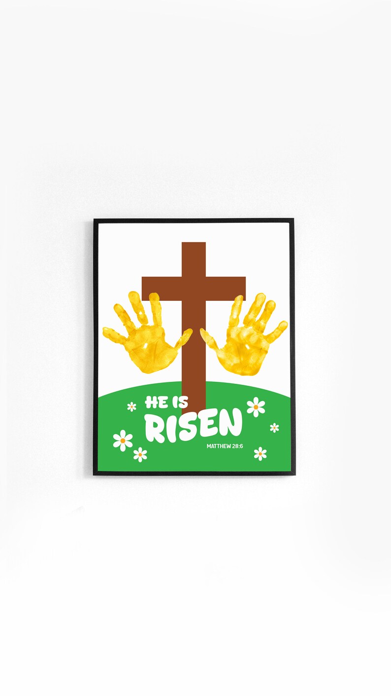 Printable Easter Handprint Art Craft for Kids | DIY Kids Easter Craft ...