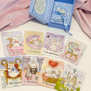 Authentic Dreaming Cat tarot sold by creator