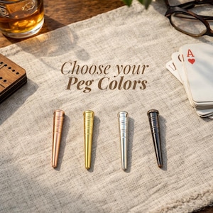 Cribbage Pegs Metal Pens Spare Game Parts Premium Peg Tabletop Accessories Board Peg Board Game Part Cribbage Marker Game Pin Spare Game Pin
