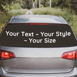 Custom Car Decal Personalized Car Sticker Logo Custom Decal Family Car Sticker Name Car Custom Text Decal Personalized Baby on Board Sticker