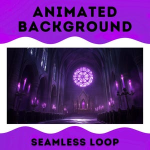 VTuber Background | Mystic Magic Academy | Animated Background | Stream Overlay | Zoom Background | Twitch Overlay
