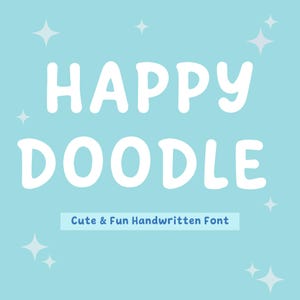 Jolie police d'écriture manuscrite pour Canva et Procreate | Police de caractères pour les logos, les citations et les autocollants | Police de caractères OTF/TTF Planner à téléchargement immédiat, manuscrite